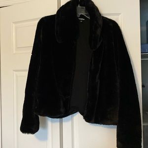 Express XS faux fur coat